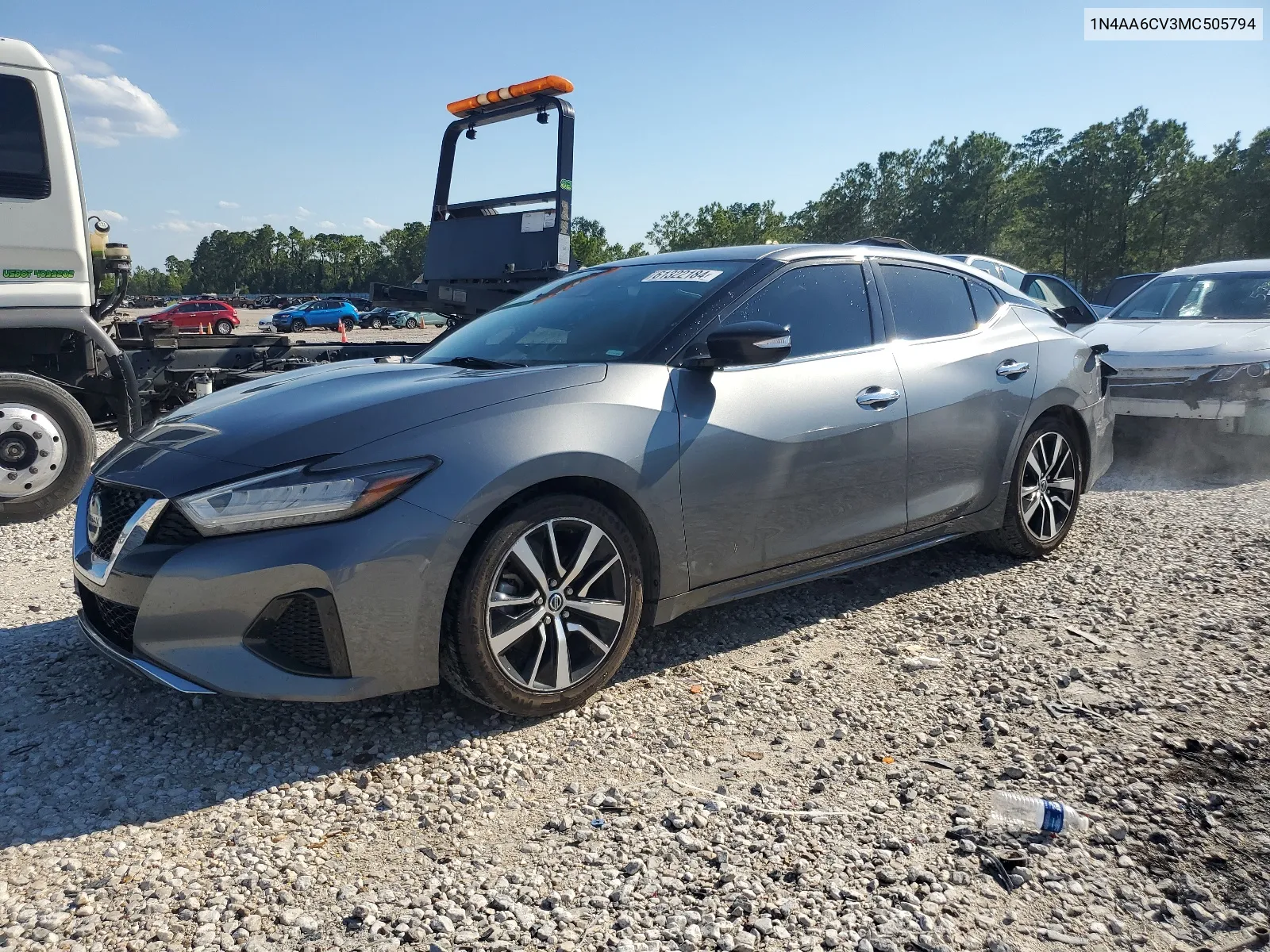 2021 Nissan Maxima Sv VIN: 1N4AA6CV3MC505794 Lot: 61322184