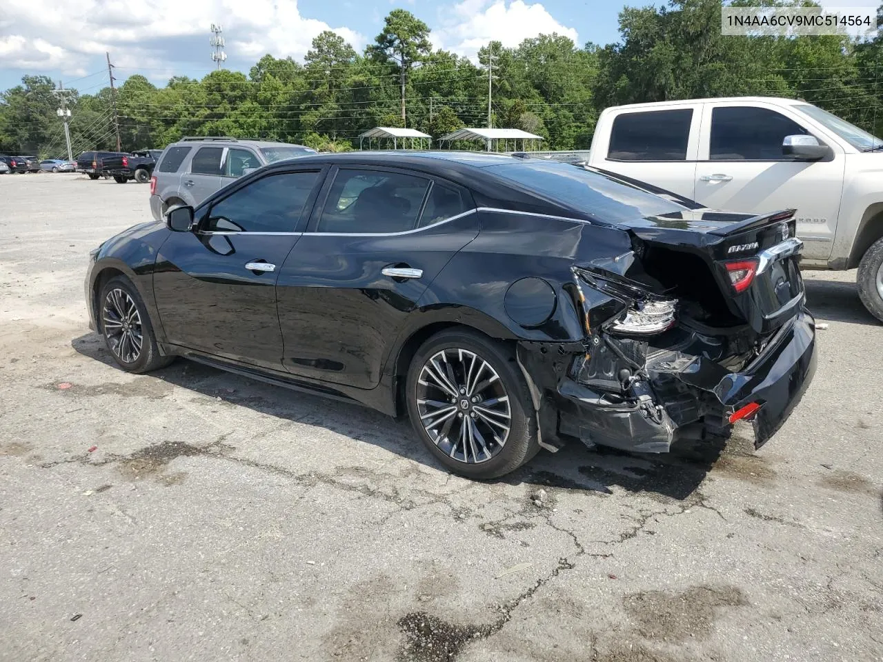 2021 Nissan Maxima Sv VIN: 1N4AA6CV9MC514564 Lot: 62476754