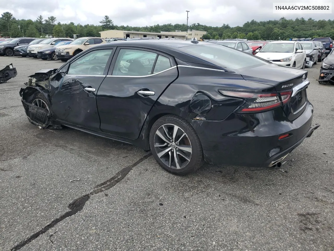 2021 Nissan Maxima Sv VIN: 1N4AA6CV2MC508802 Lot: 62525704