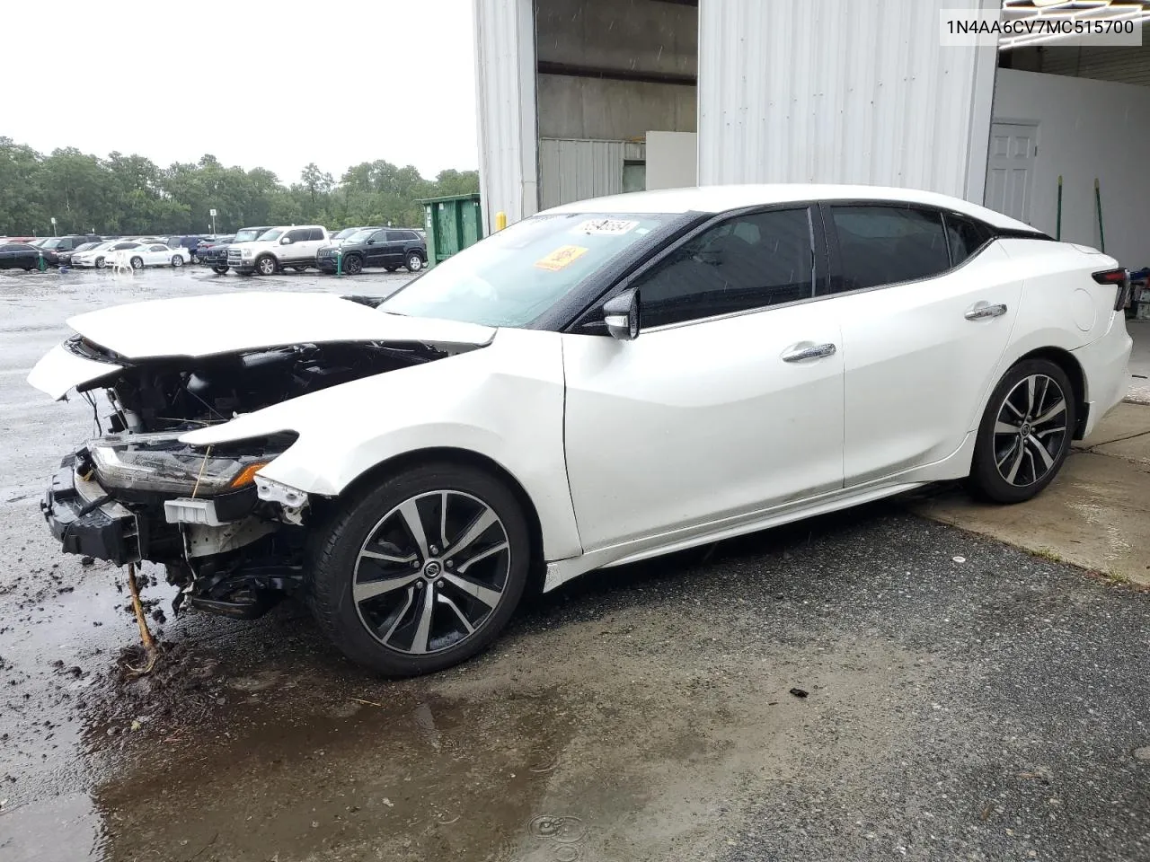 2021 Nissan Maxima Sv VIN: 1N4AA6CV7MC515700 Lot: 65945554