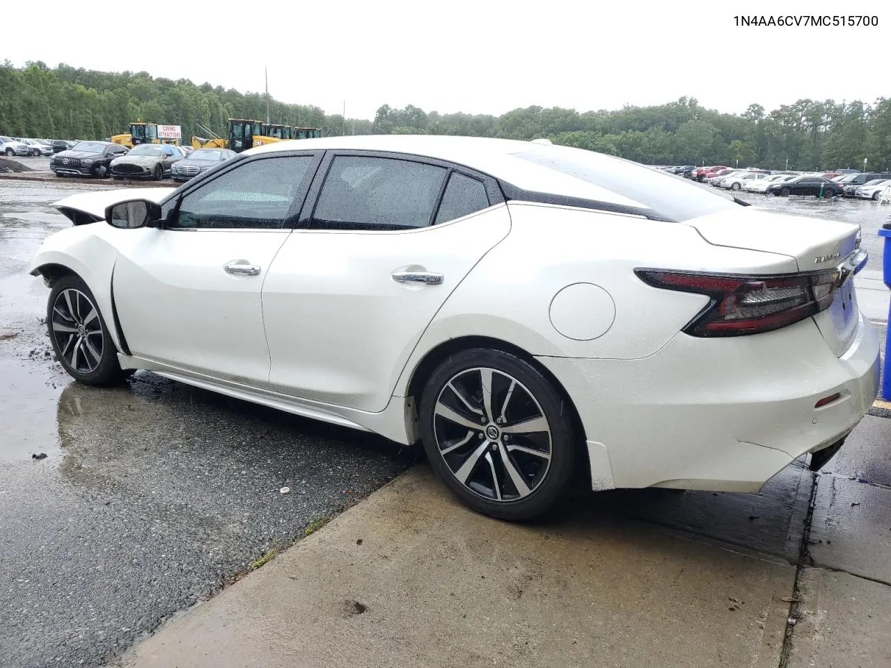 2021 Nissan Maxima Sv VIN: 1N4AA6CV7MC515700 Lot: 65945554