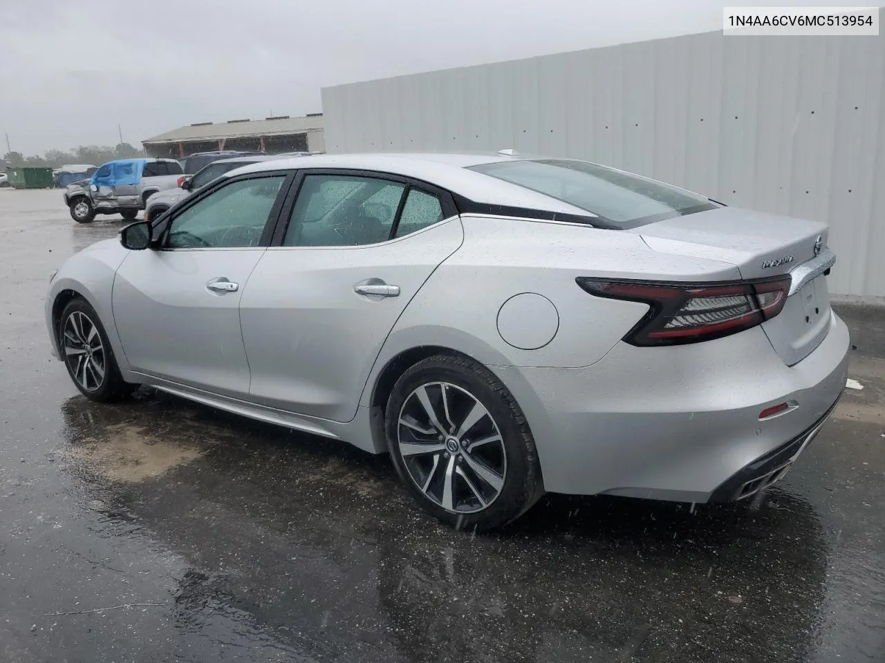 2021 Nissan Maxima Sv VIN: 1N4AA6CV6MC513954 Lot: 65965524