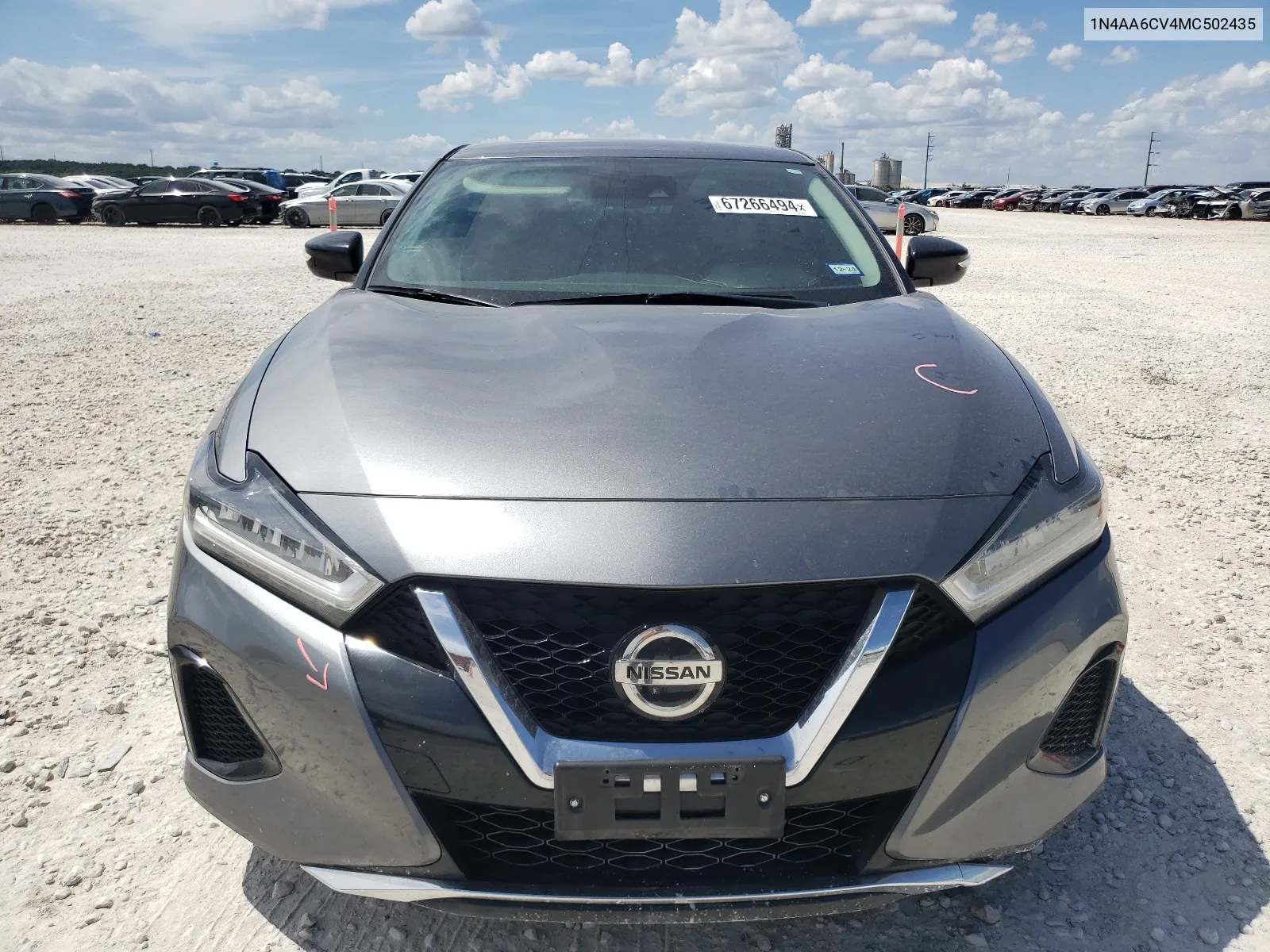 2021 Nissan Maxima Sv VIN: 1N4AA6CV4MC502435 Lot: 67266494