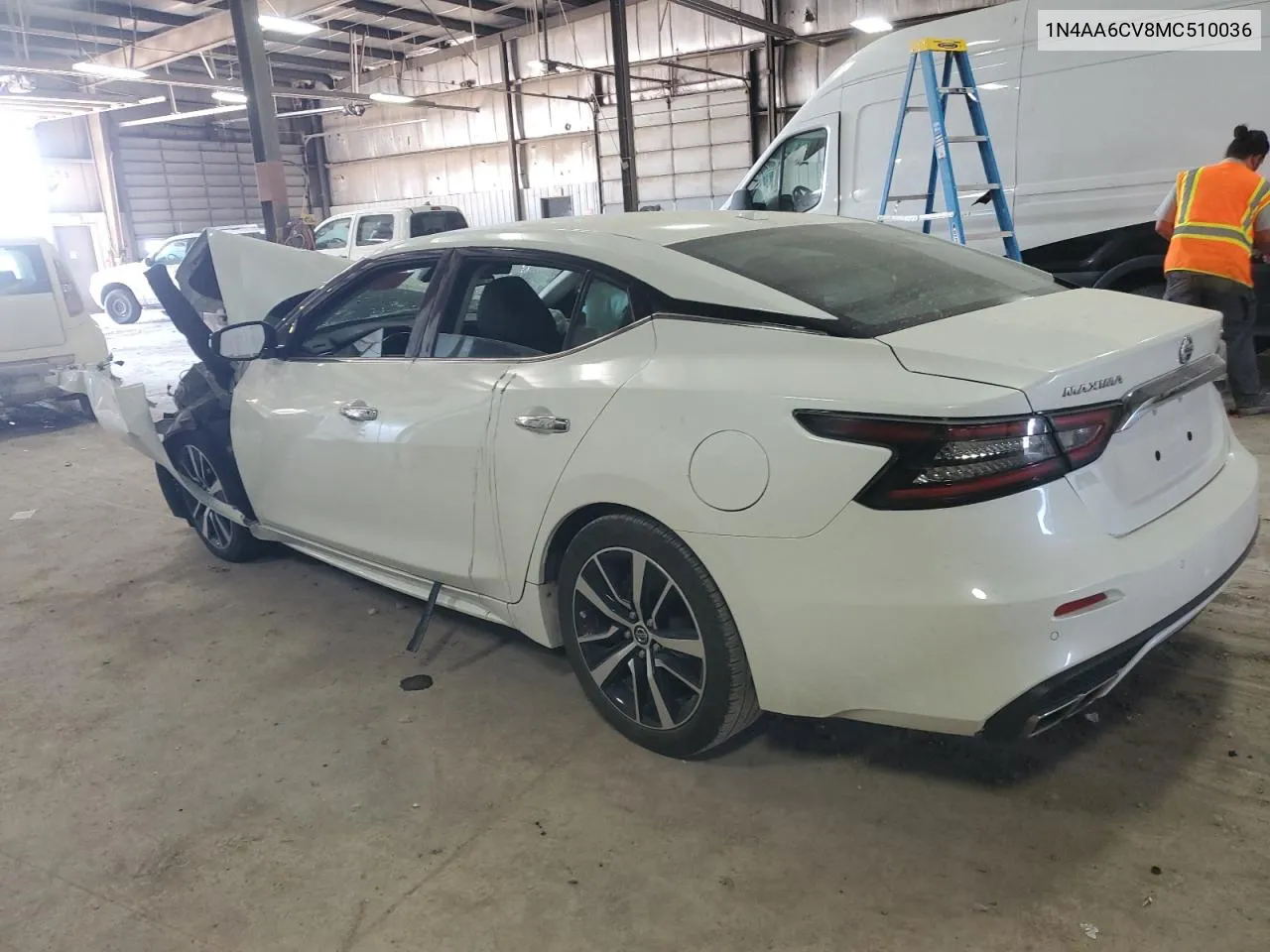 2021 Nissan Maxima Sv VIN: 1N4AA6CV8MC510036 Lot: 68928734