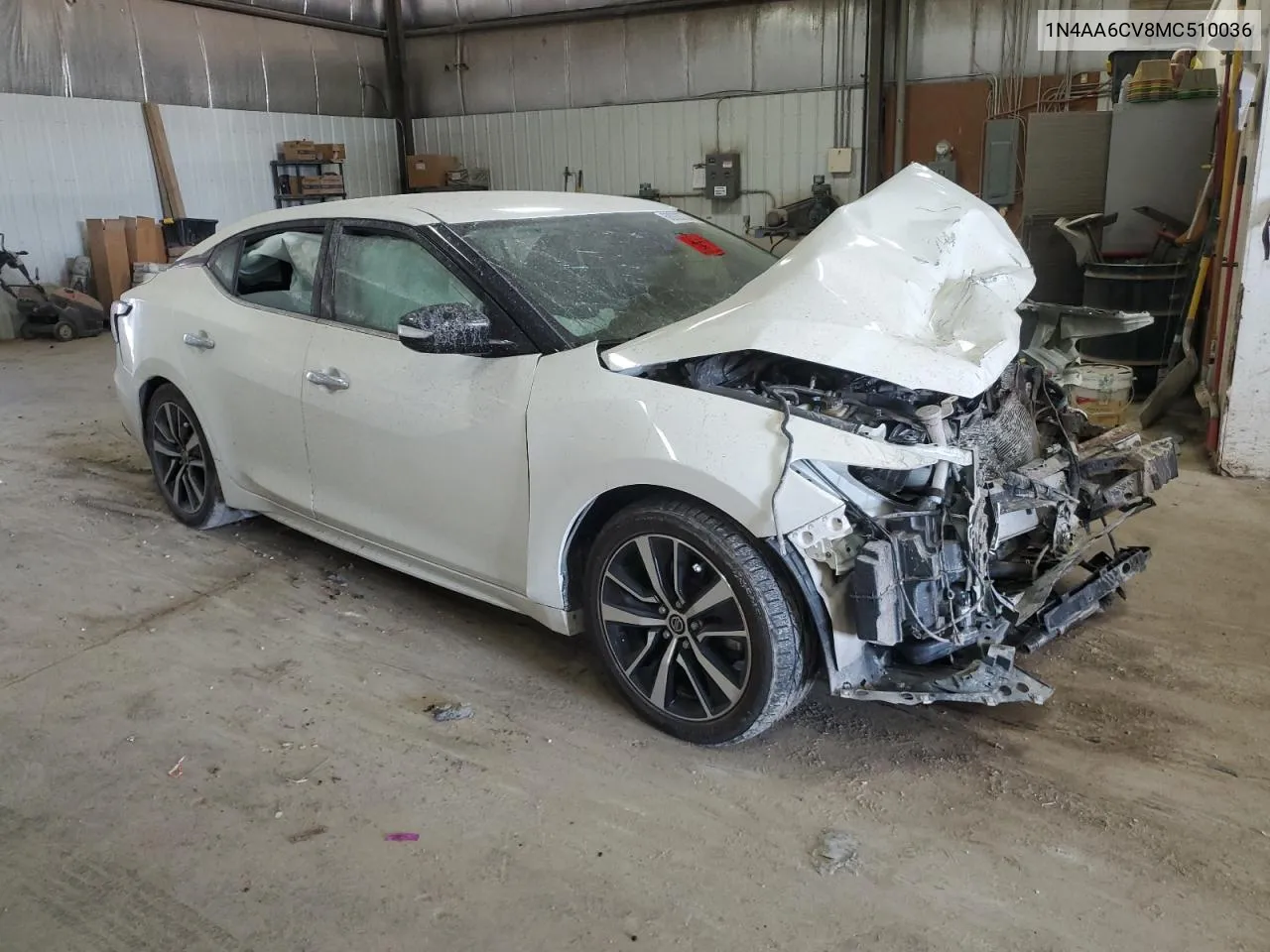 2021 Nissan Maxima Sv VIN: 1N4AA6CV8MC510036 Lot: 68928734