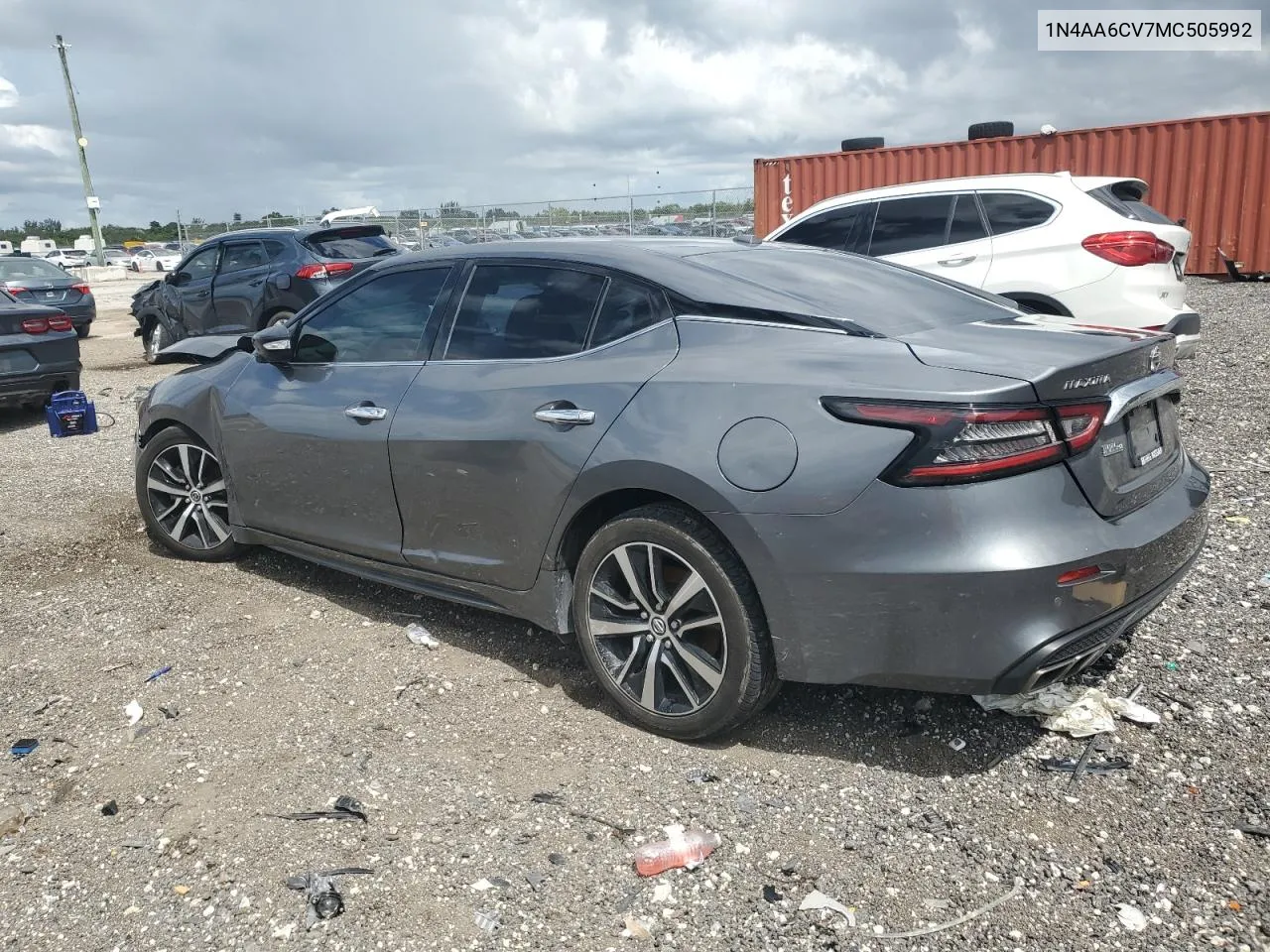 1N4AA6CV7MC505992 2021 Nissan Maxima Sv