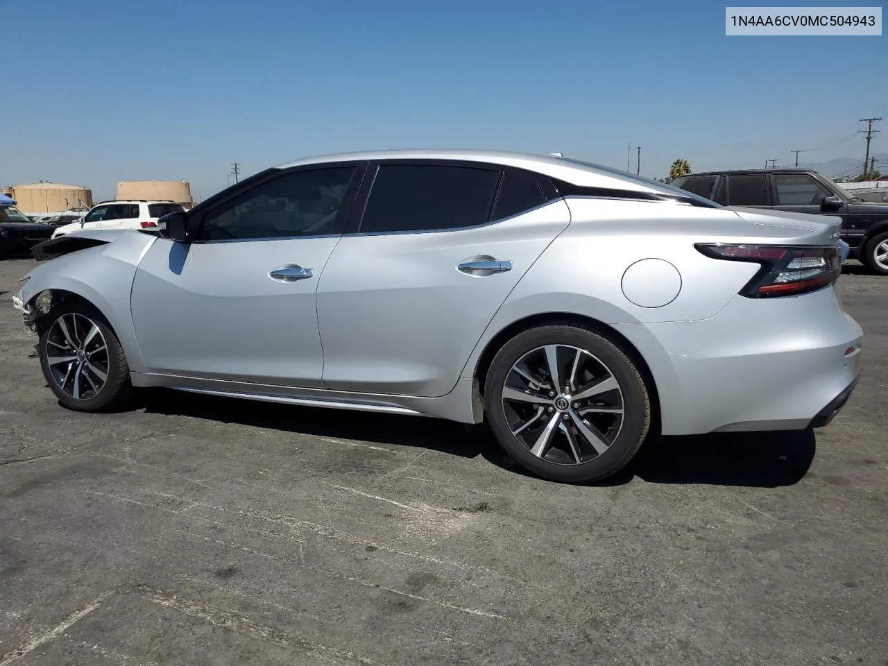 2021 Nissan Maxima Sv VIN: 1N4AA6CV0MC504943 Lot: 70257274