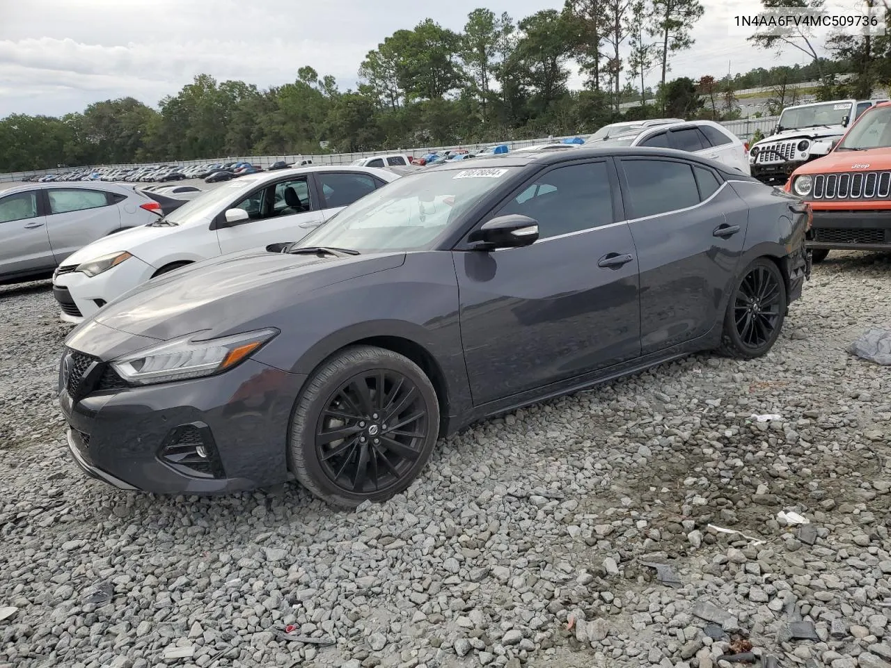 2021 Nissan Maxima Platinum VIN: 1N4AA6FV4MC509736 Lot: 70878094