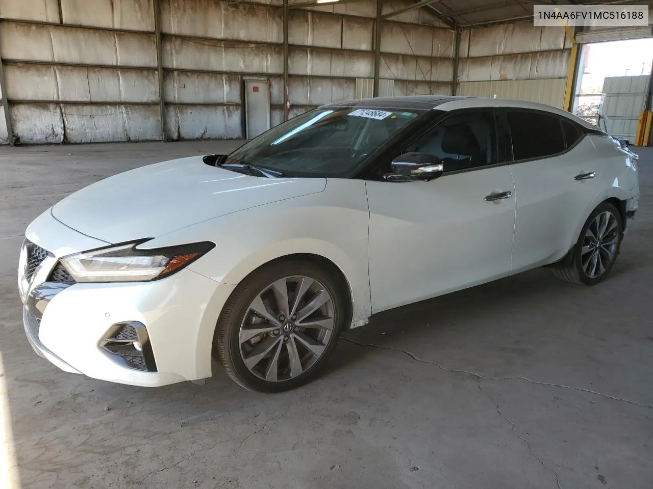 2021 Nissan Maxima Platinum VIN: 1N4AA6FV1MC516188 Lot: 71248684