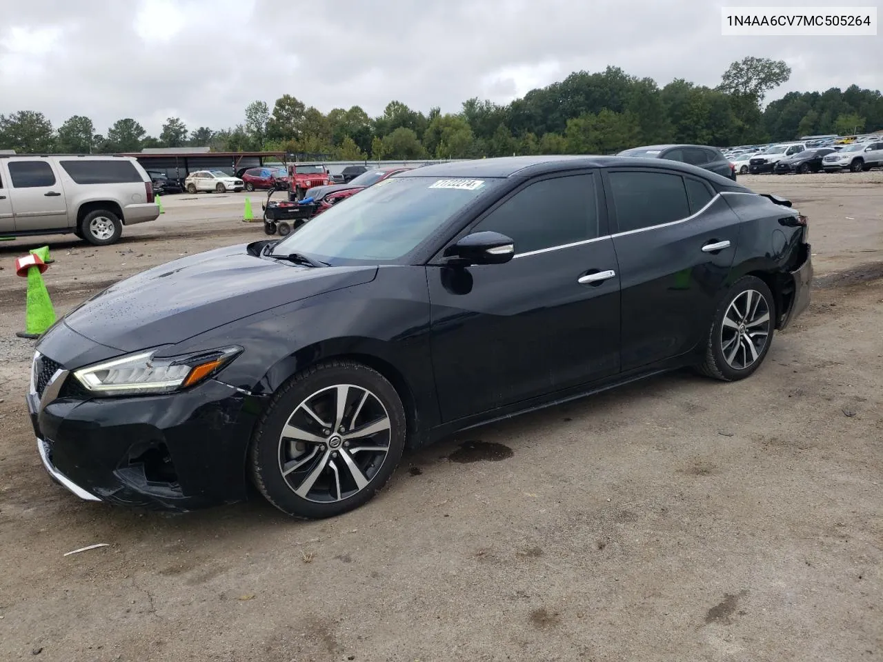 2021 Nissan Maxima Sv VIN: 1N4AA6CV7MC505264 Lot: 71722274