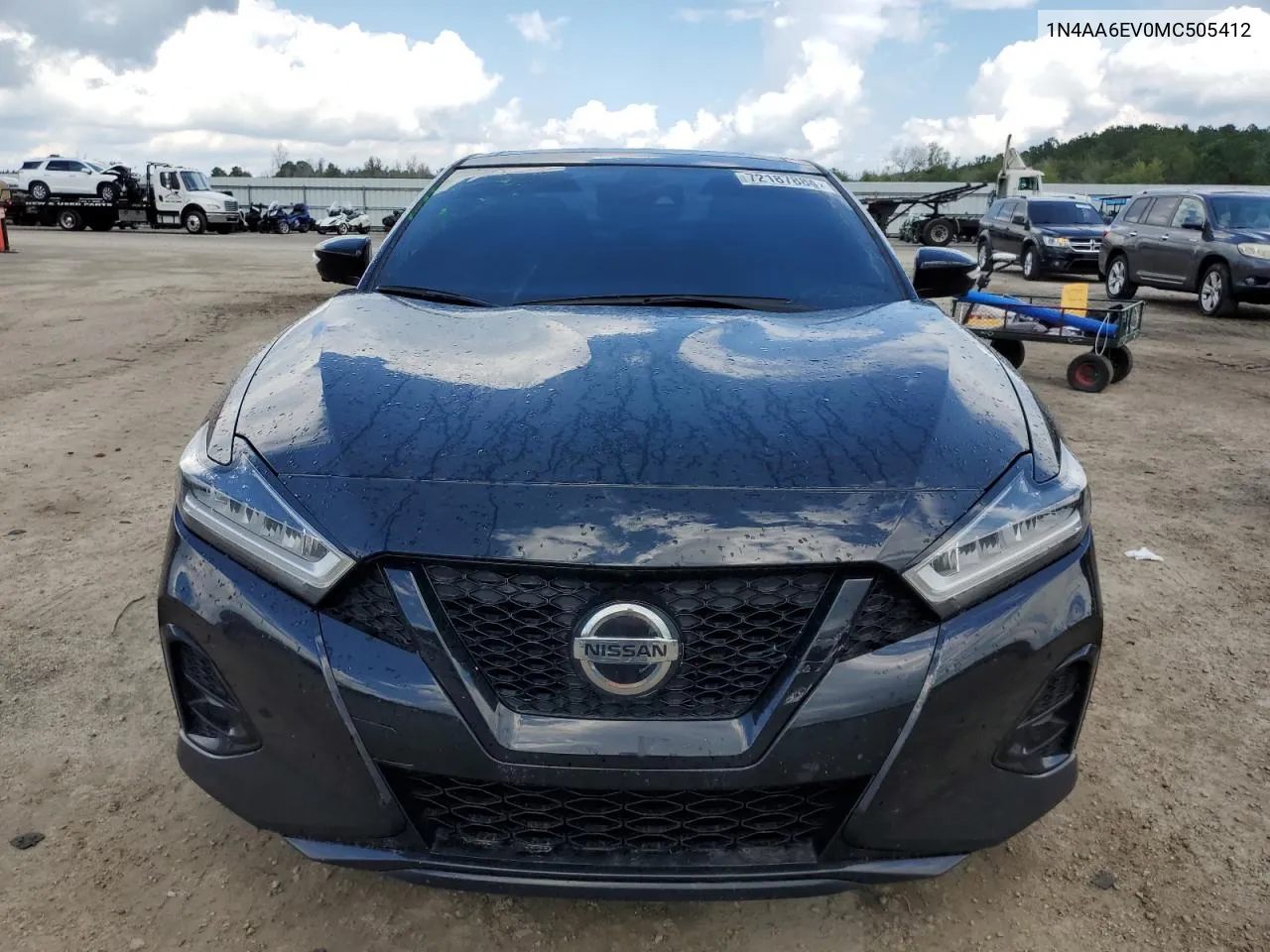 2021 Nissan Maxima Sr VIN: 1N4AA6EV0MC505412 Lot: 72187884