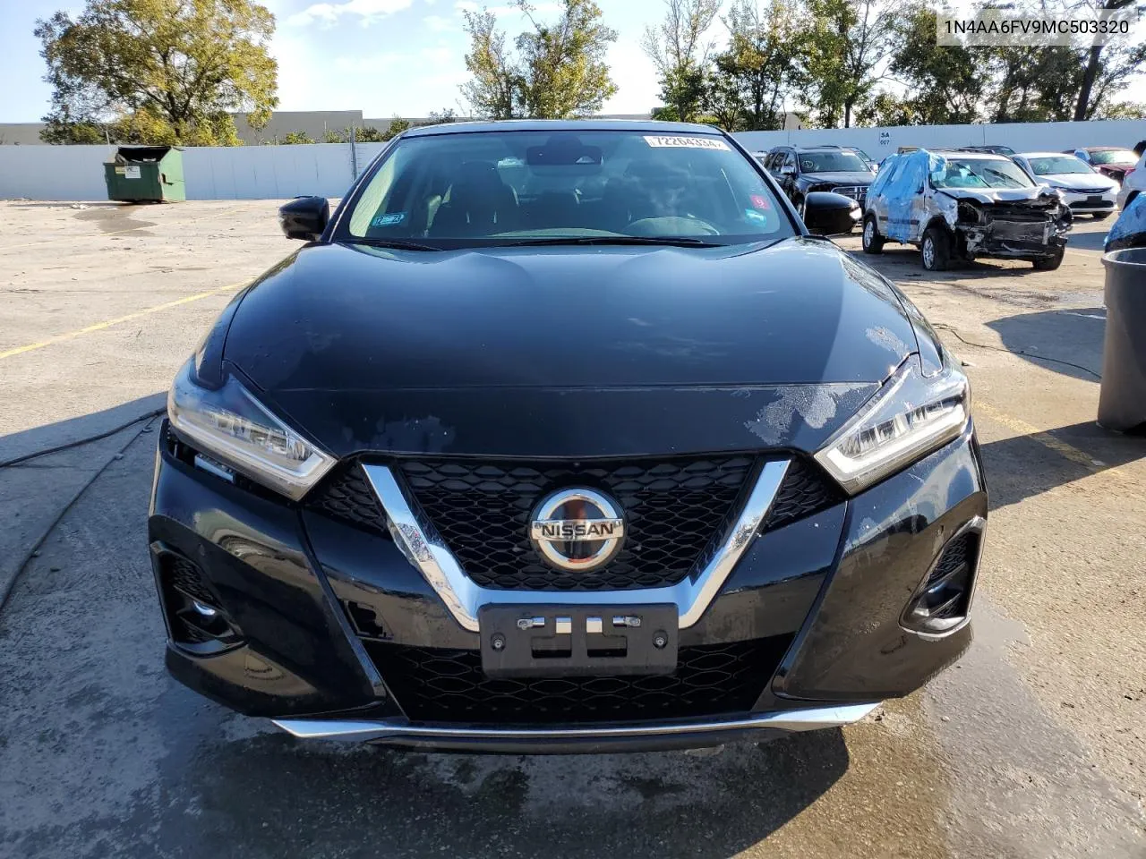 2021 Nissan Maxima Platinum VIN: 1N4AA6FV9MC503320 Lot: 72264334