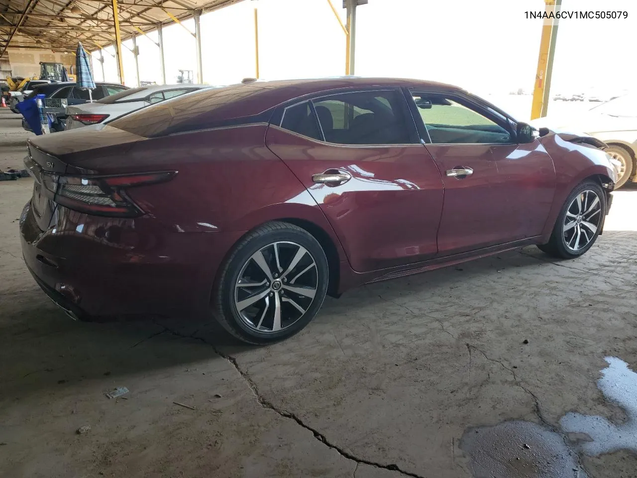 2021 Nissan Maxima Sv VIN: 1N4AA6CV1MC505079 Lot: 73055114