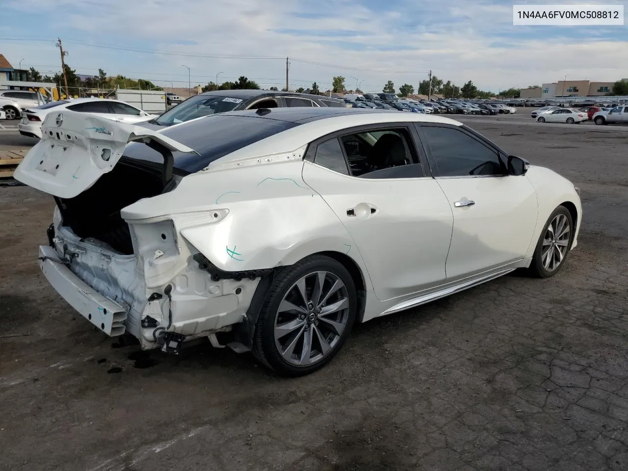 2021 Nissan Maxima Platinum VIN: 1N4AA6FV0MC508812 Lot: 75940084