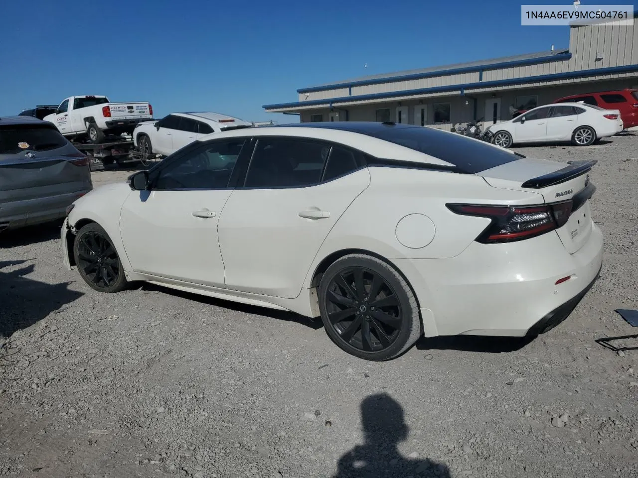 2021 Nissan Maxima Sr VIN: 1N4AA6EV9MC504761 Lot: 77137554