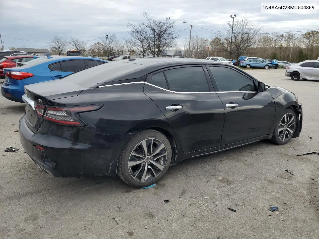 2021 Nissan Maxima Sv VIN: 1N4AA6CV3MC504869 Lot: 77778404