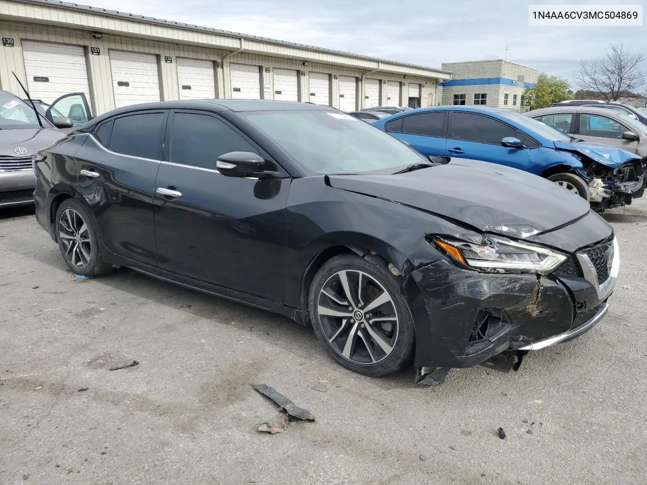 2021 Nissan Maxima Sv VIN: 1N4AA6CV3MC504869 Lot: 77778404