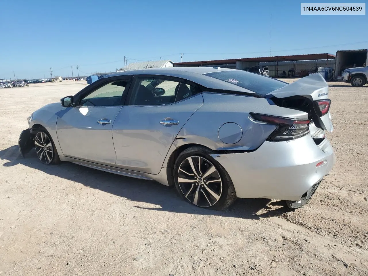 2022 Nissan Maxima Sv VIN: 1N4AA6CV6NC504639 Lot: 73201484