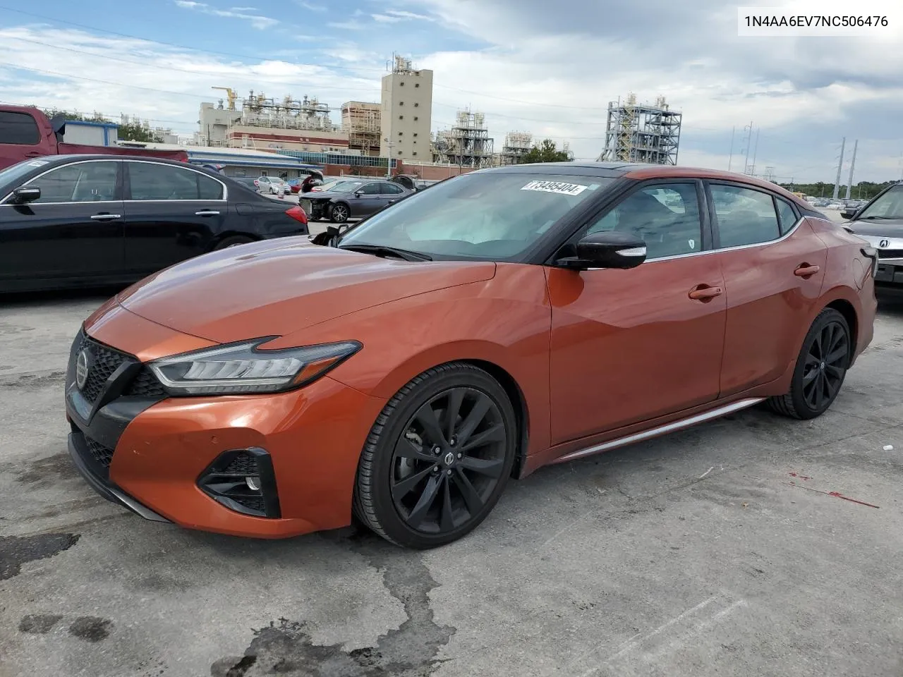 2022 Nissan Maxima Sr VIN: 1N4AA6EV7NC506476 Lot: 73495404