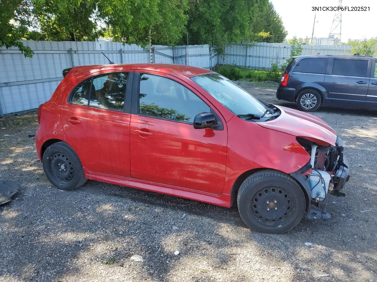 2015 Nissan Micra VIN: 3N1CK3CP6FL202521 Lot: 57281064