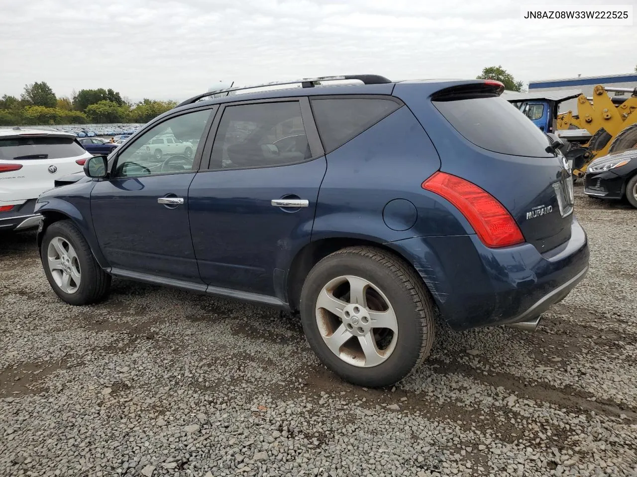 2003 Nissan Murano Sl VIN: JN8AZ08W33W222525 Lot: 73418414