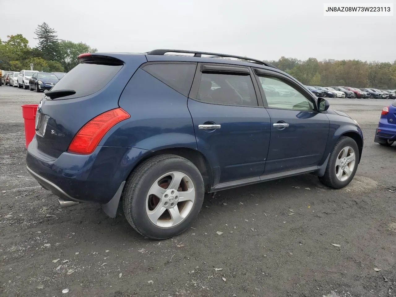 JN8AZ08W73W223113 2003 Nissan Murano Sl