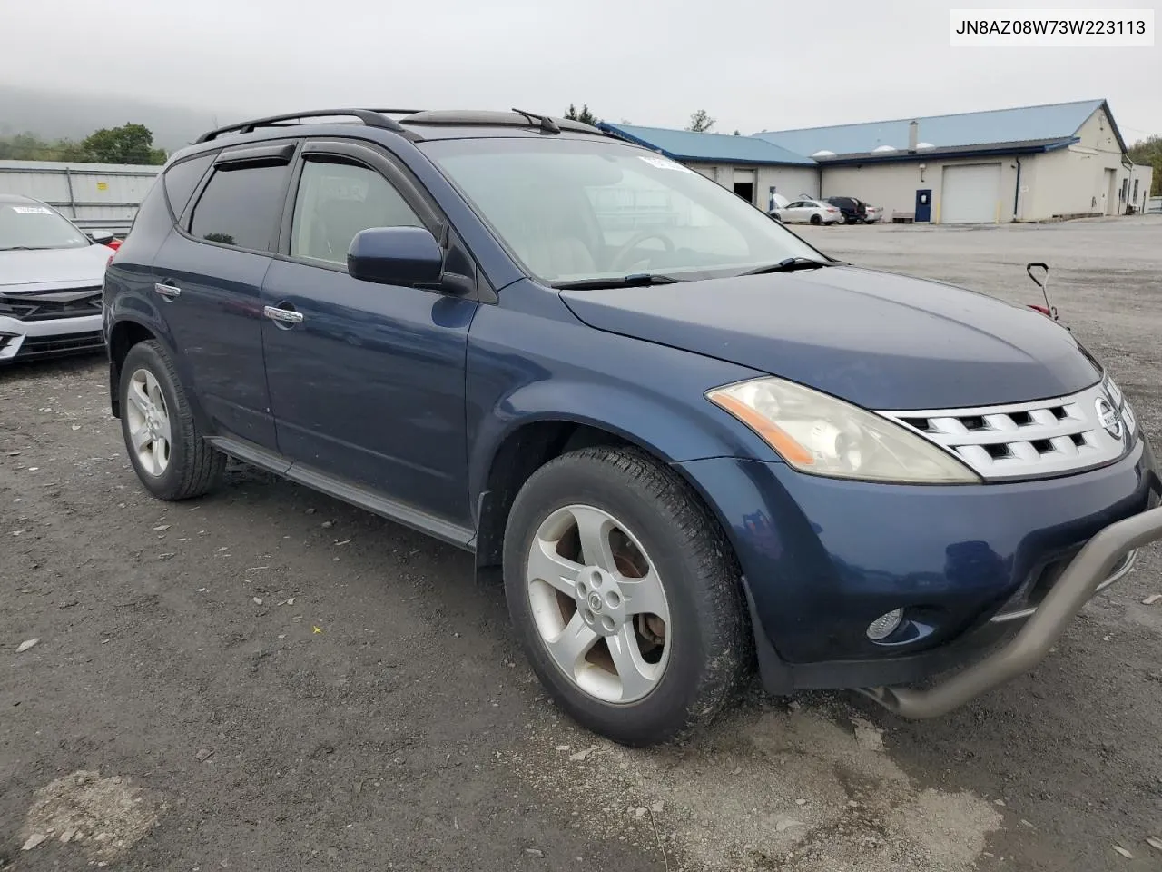 2003 Nissan Murano Sl VIN: JN8AZ08W73W223113 Lot: 73712034