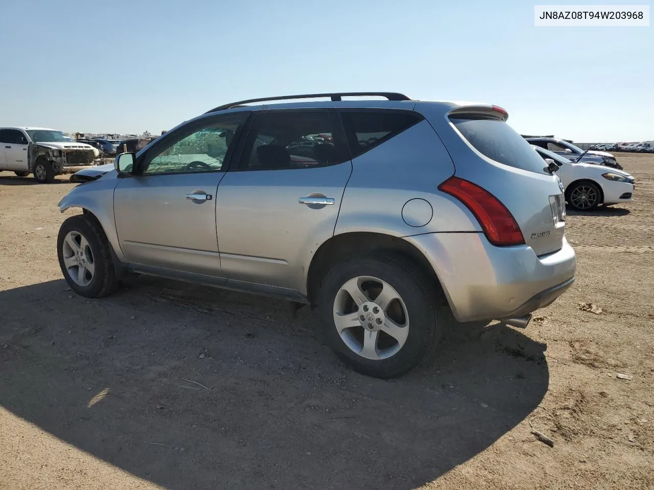 2004 Nissan Murano Sl VIN: JN8AZ08T94W203968 Lot: 65664544