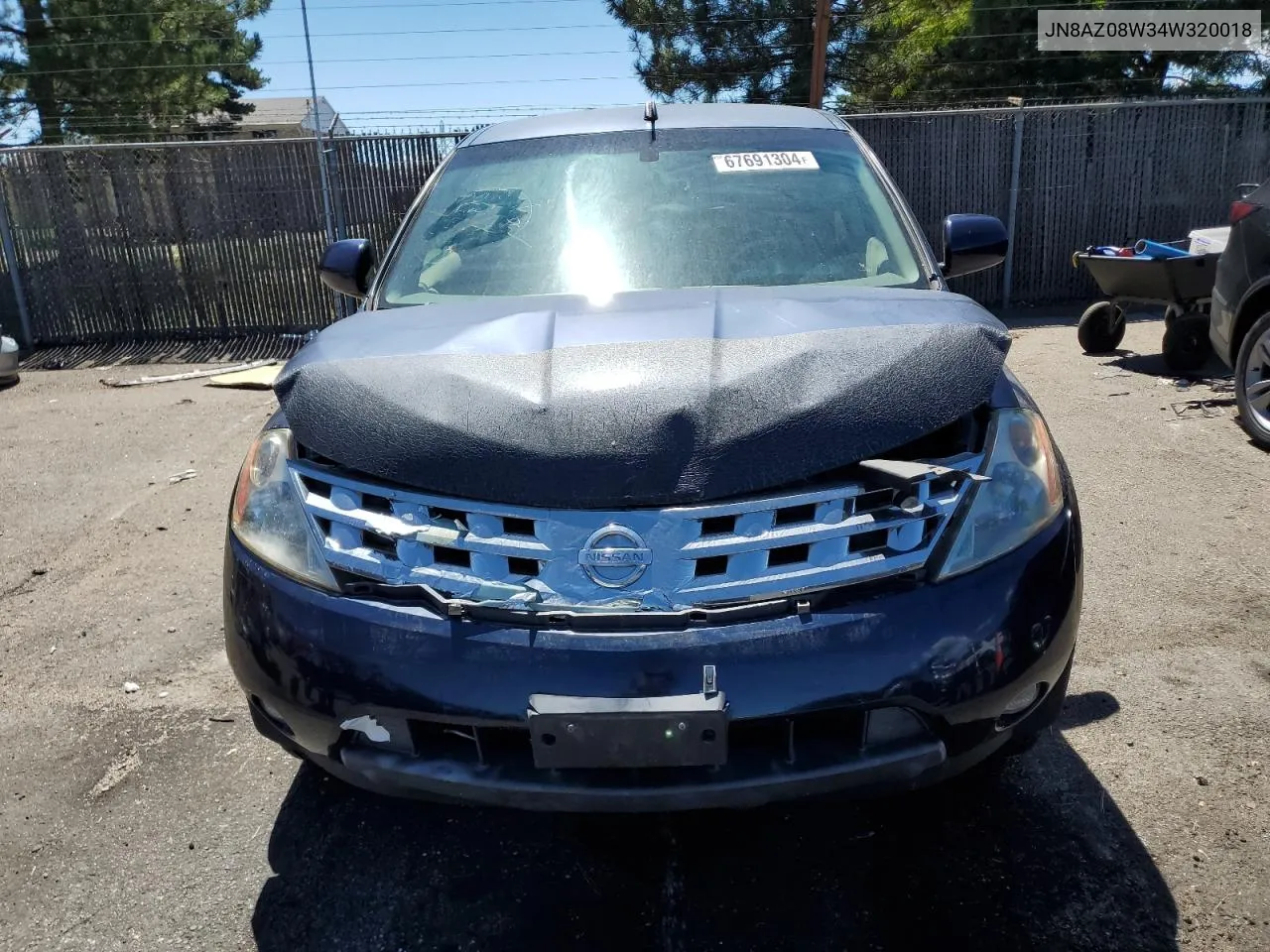 JN8AZ08W34W320018 2004 Nissan Murano Sl