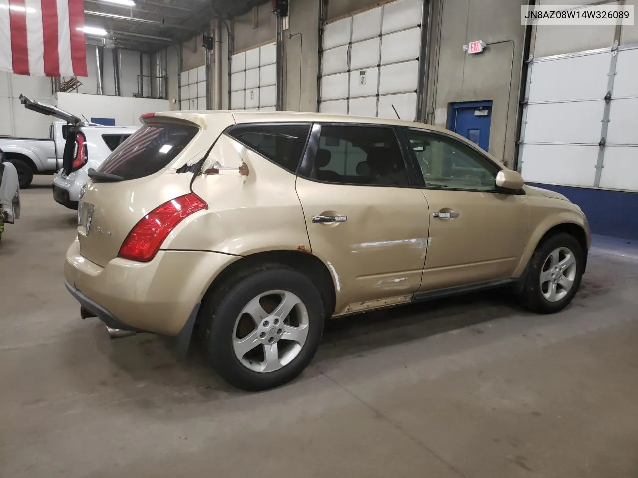 JN8AZ08W14W326089 2004 Nissan Murano Sl