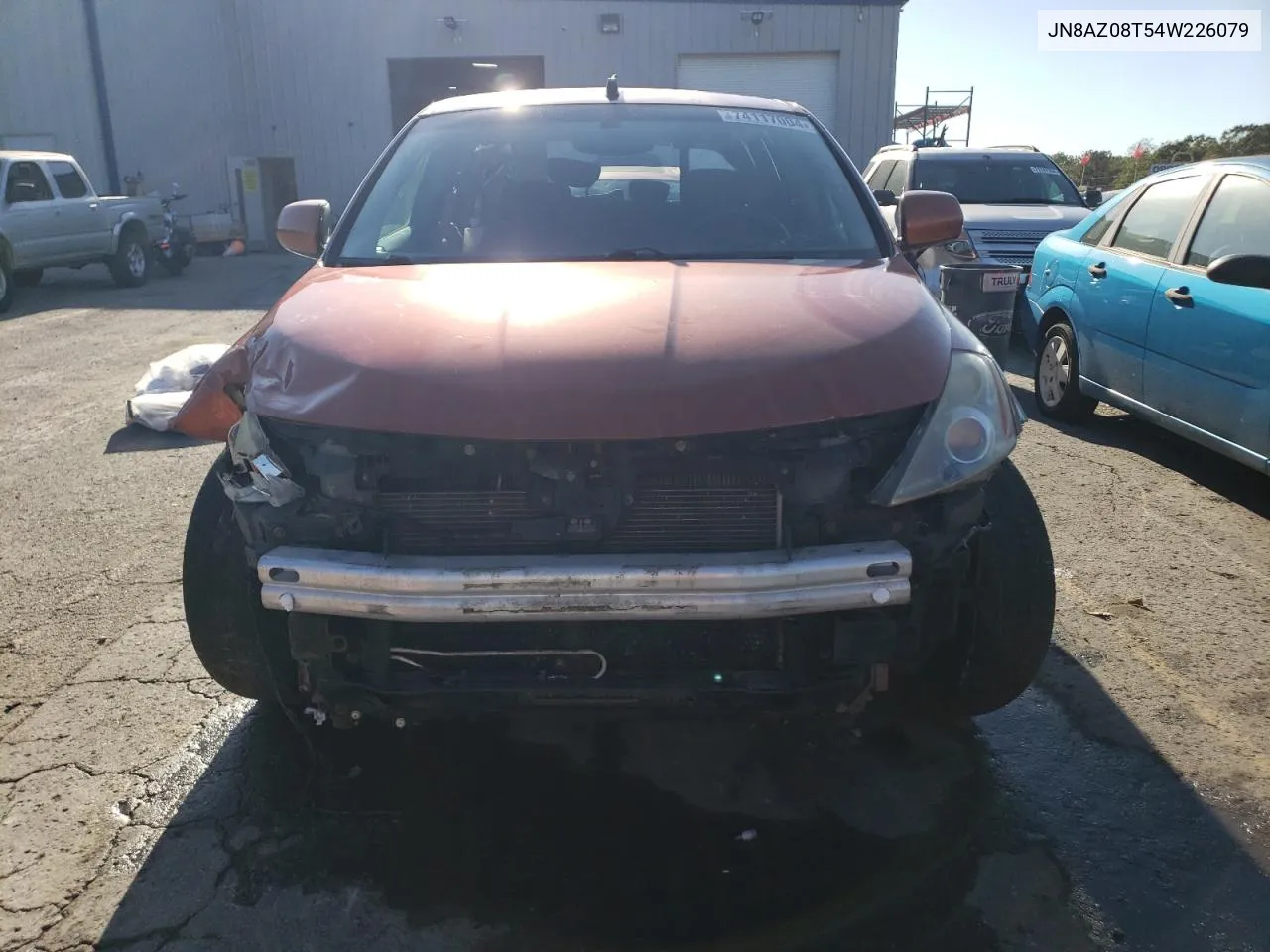 2004 Nissan Murano Sl VIN: JN8AZ08T54W226079 Lot: 74117004