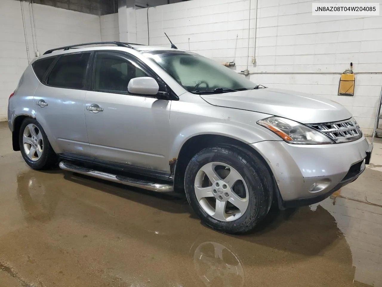 2004 Nissan Murano Sl VIN: JN8AZ08T04W204085 Lot: 75323044