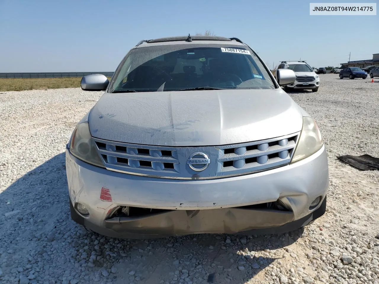 JN8AZ08T94W214775 2004 Nissan Murano Sl