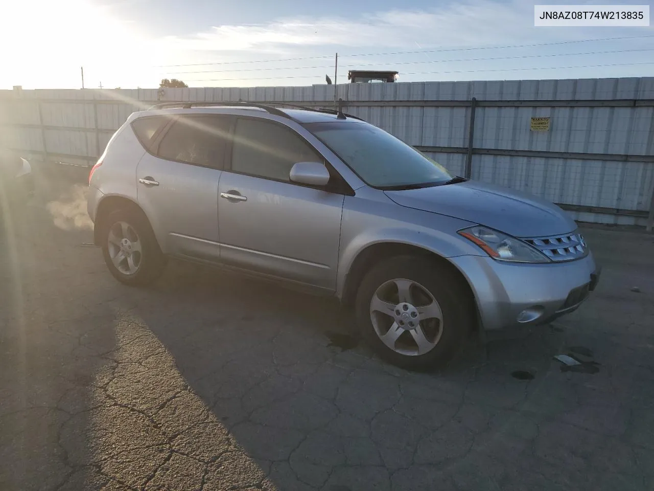 2004 Nissan Murano Sl VIN: JN8AZ08T74W213835 Lot: 77225604