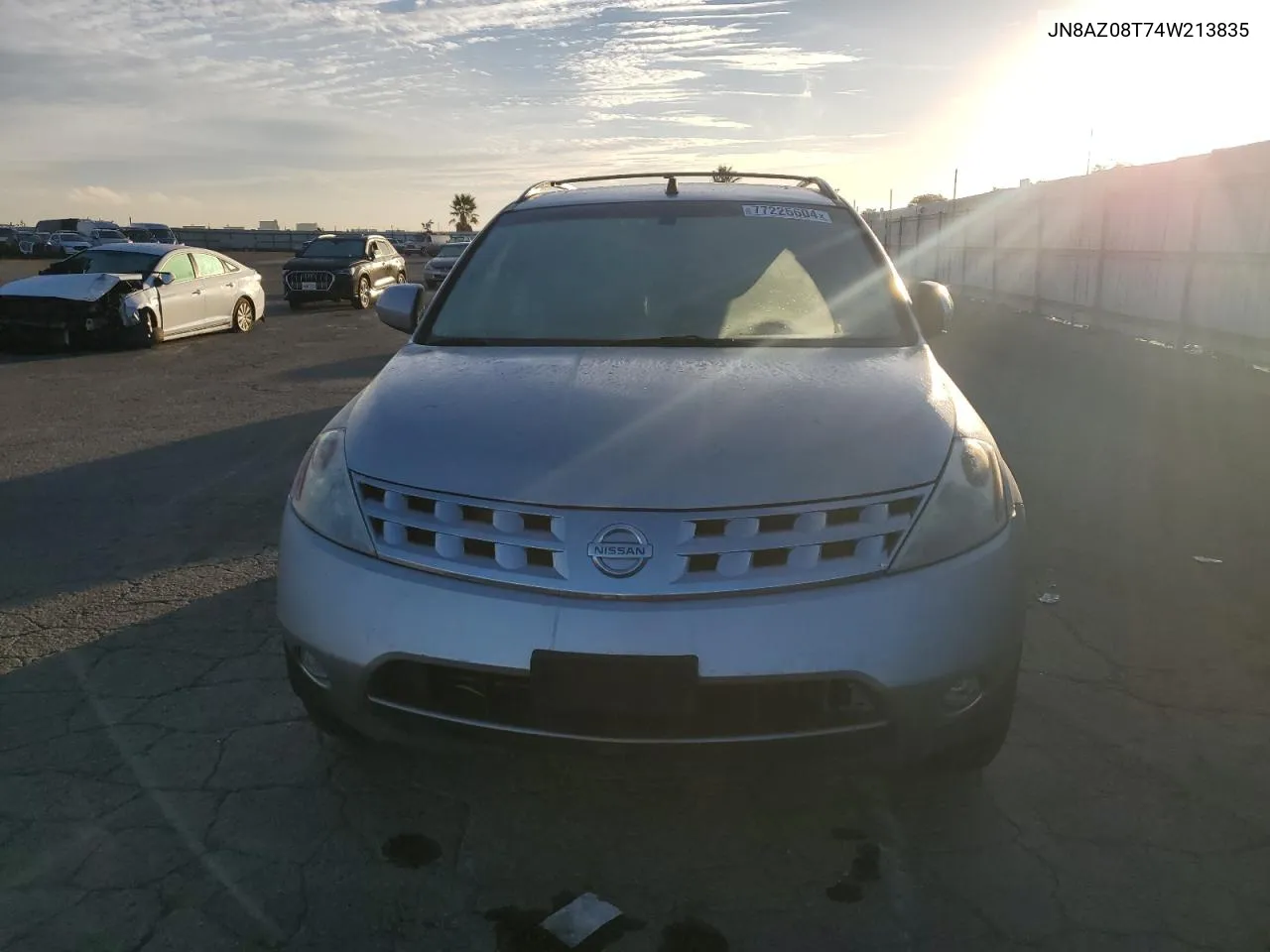 2004 Nissan Murano Sl VIN: JN8AZ08T74W213835 Lot: 77225604