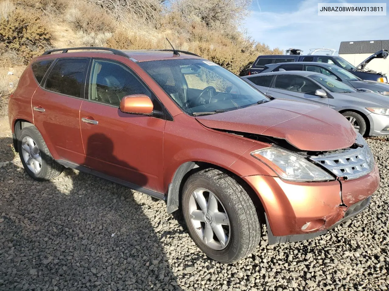 2004 Nissan Murano Sl VIN: JN8AZ08W84W313811 Lot: 80088634