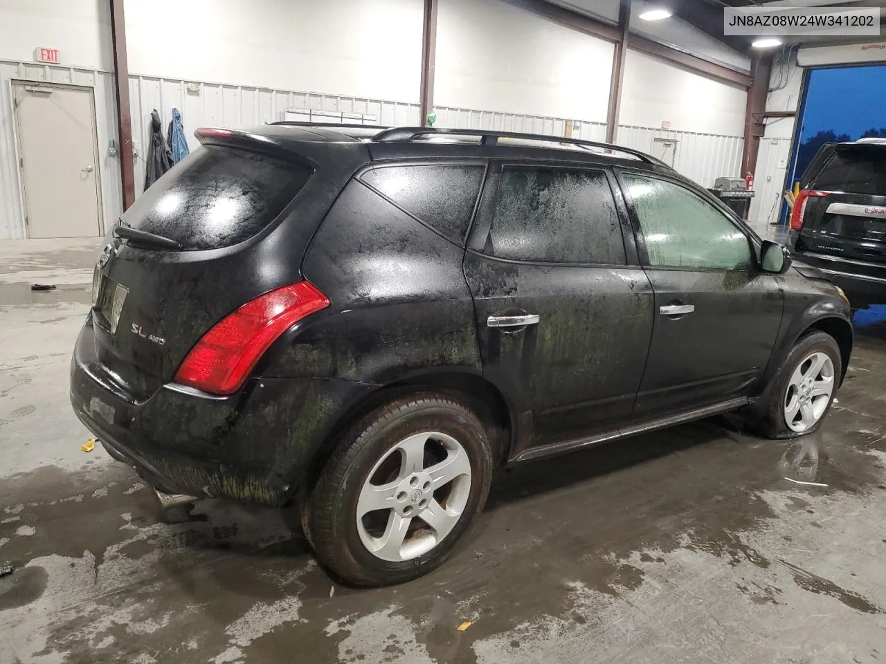 2004 Nissan Murano Sl VIN: JN8AZ08W24W341202 Lot: 80791624