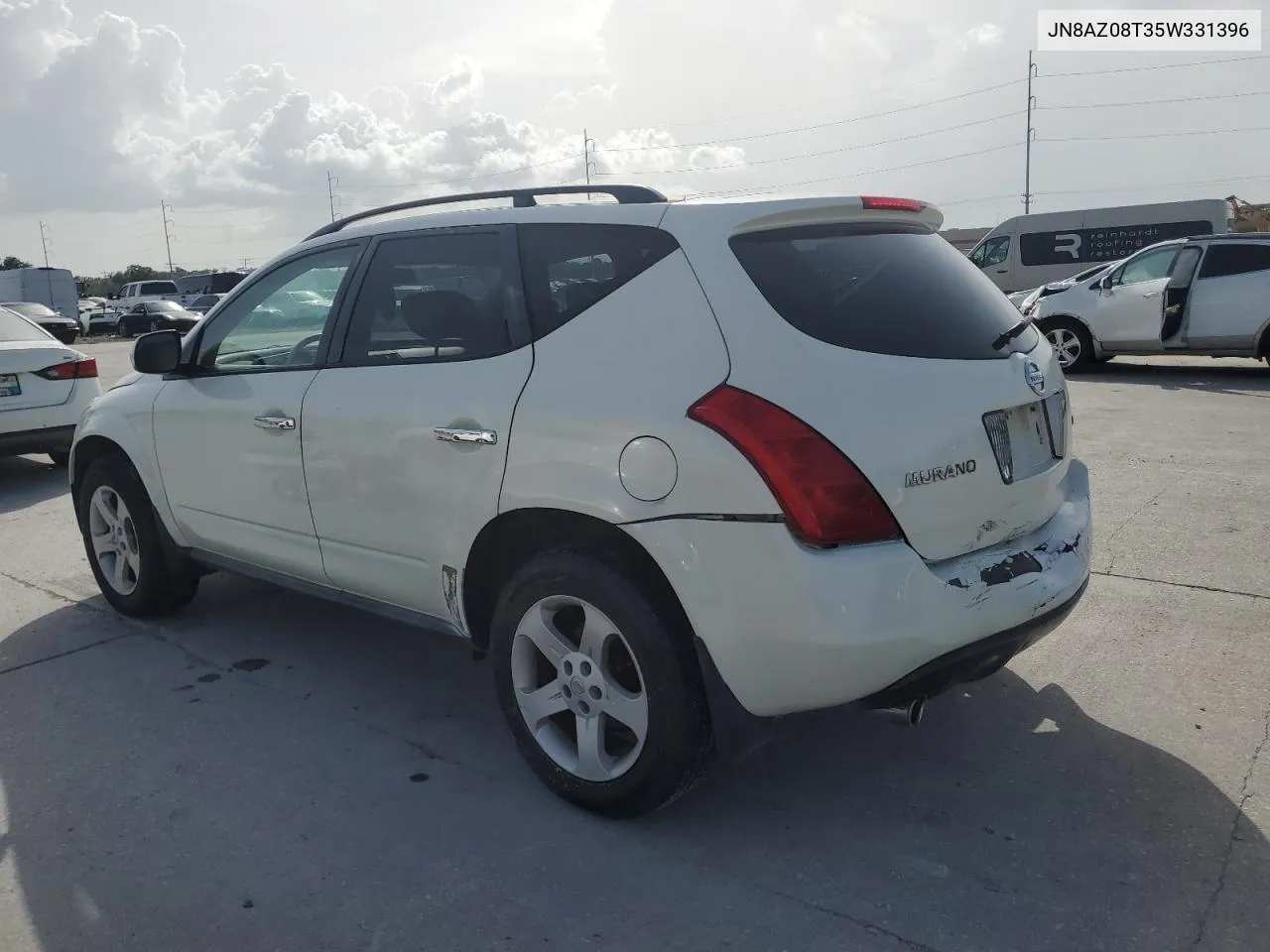 2005 Nissan Murano Sl VIN: JN8AZ08T35W331396 Lot: 73382124