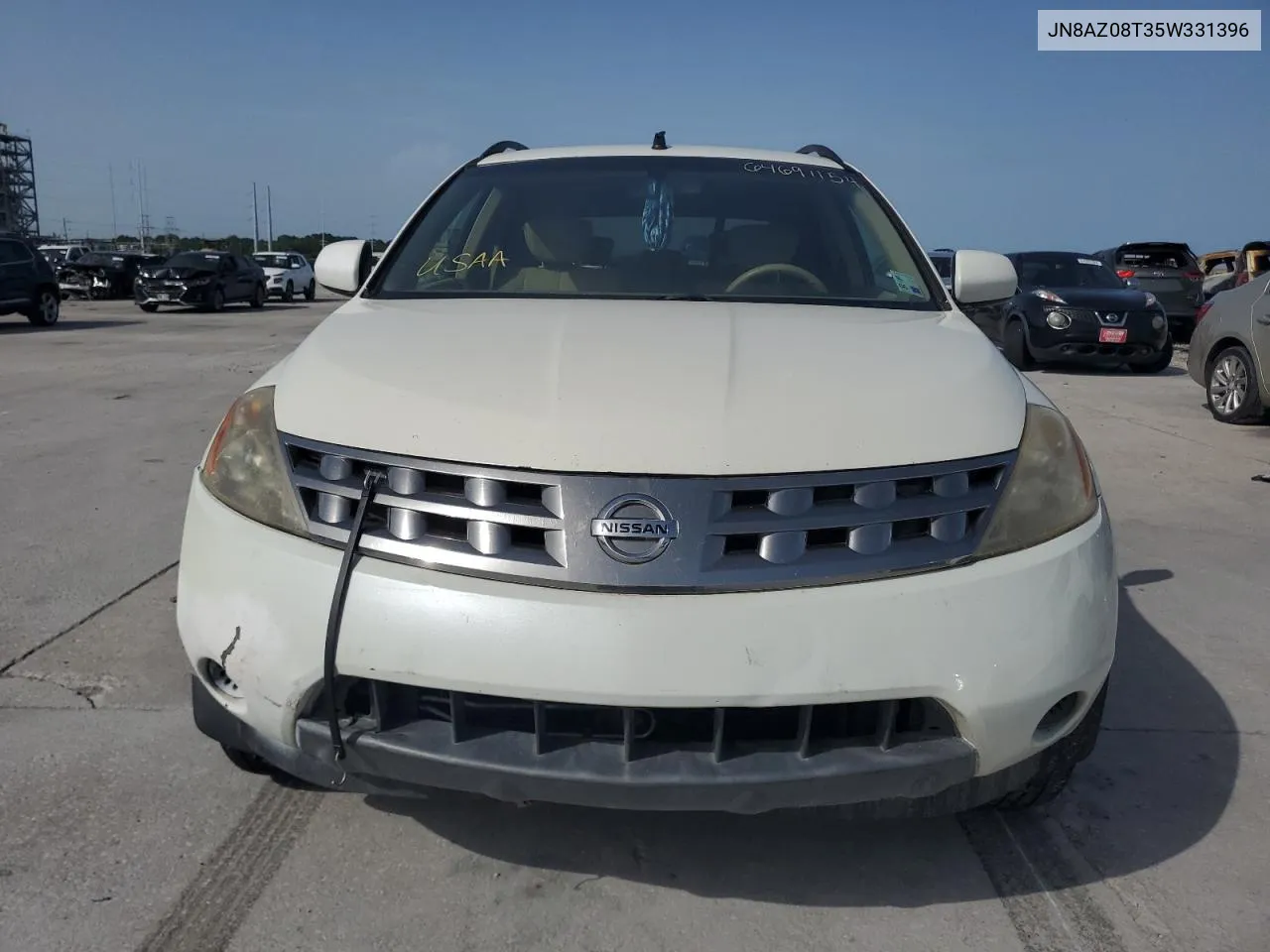 2005 Nissan Murano Sl VIN: JN8AZ08T35W331396 Lot: 73382124