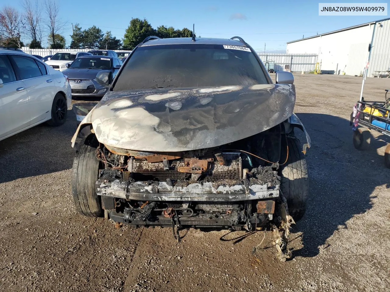 2005 Nissan Murano Sl VIN: JN8AZ08W95W409979 Lot: 73657084