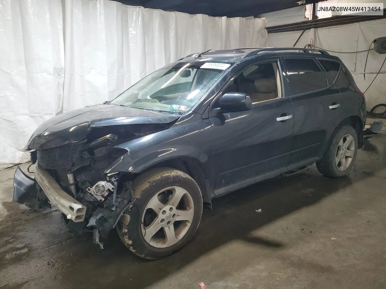 JN8AZ08W45W413454 2005 Nissan Murano Sl