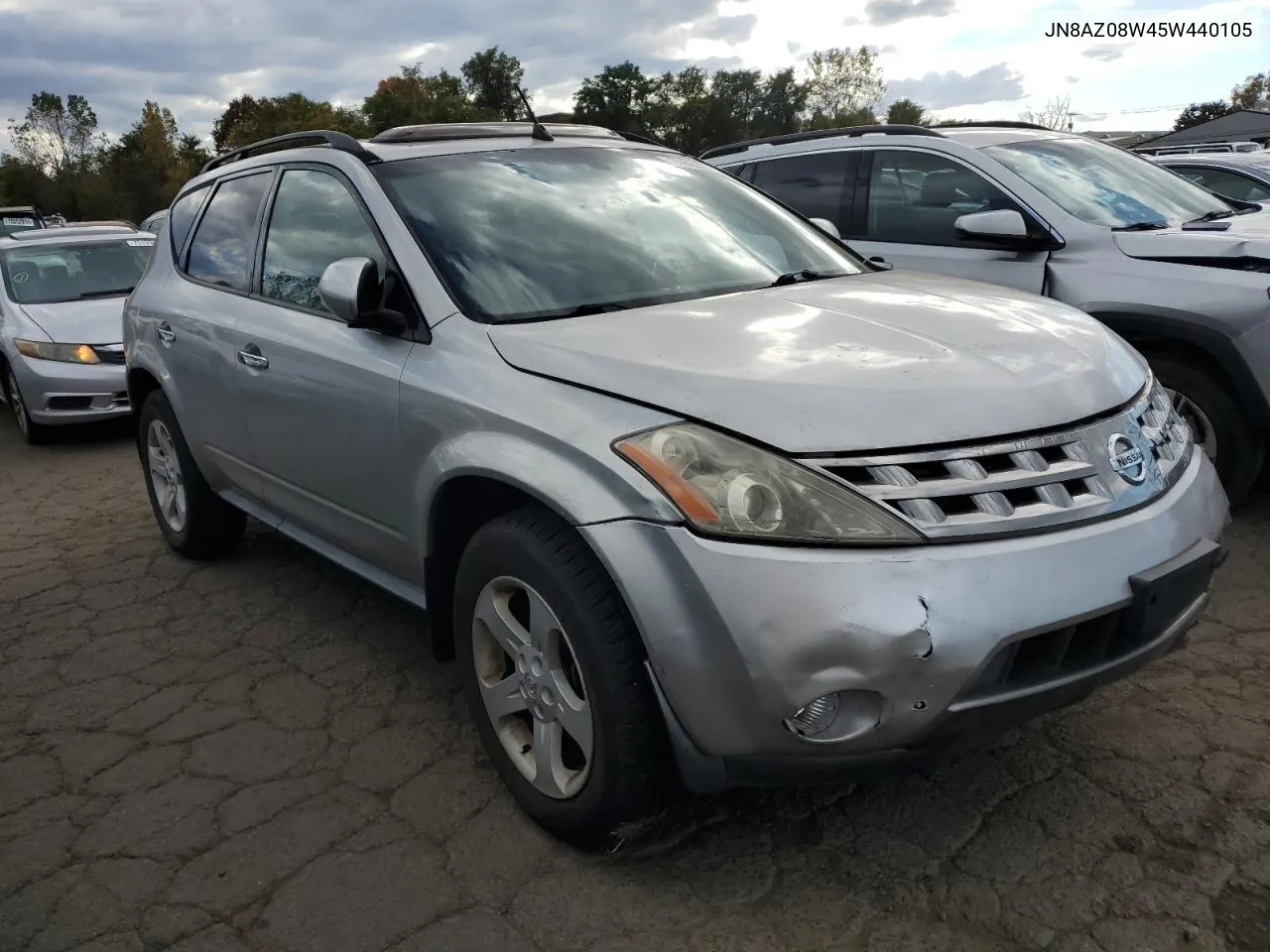 2005 Nissan Murano Sl VIN: JN8AZ08W45W440105 Lot: 74665174