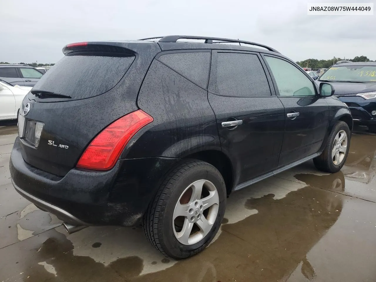 2005 Nissan Murano Sl VIN: JN8AZ08W75W444049 Lot: 74754534