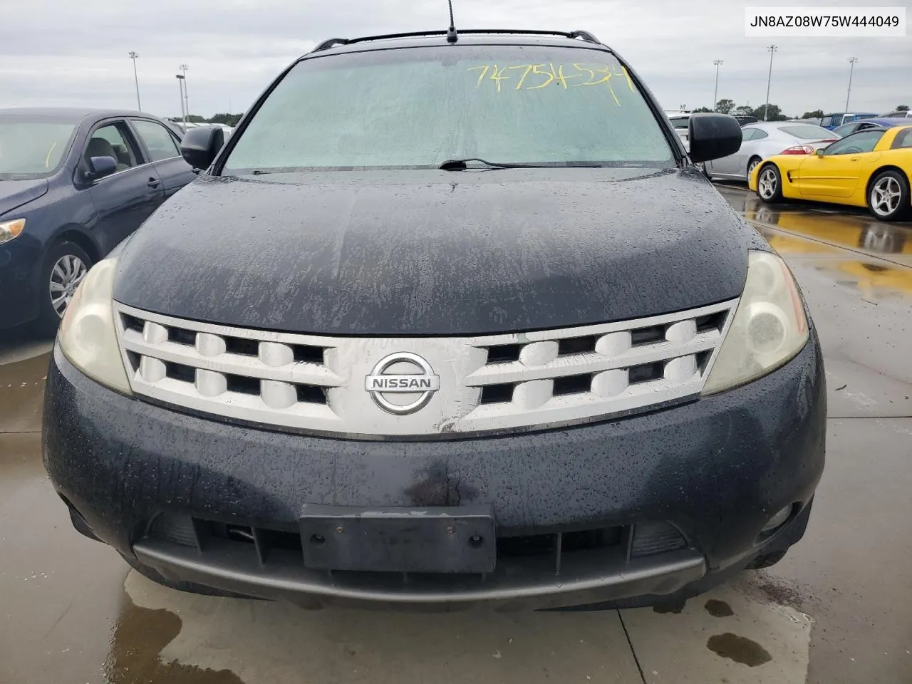 2005 Nissan Murano Sl VIN: JN8AZ08W75W444049 Lot: 74754534