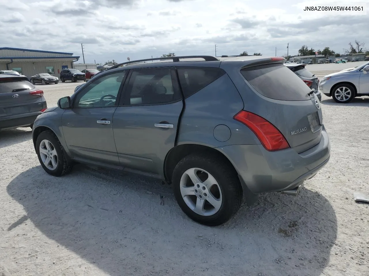 2005 Nissan Murano Sl VIN: JN8AZ08W45W441061 Lot: 75007134