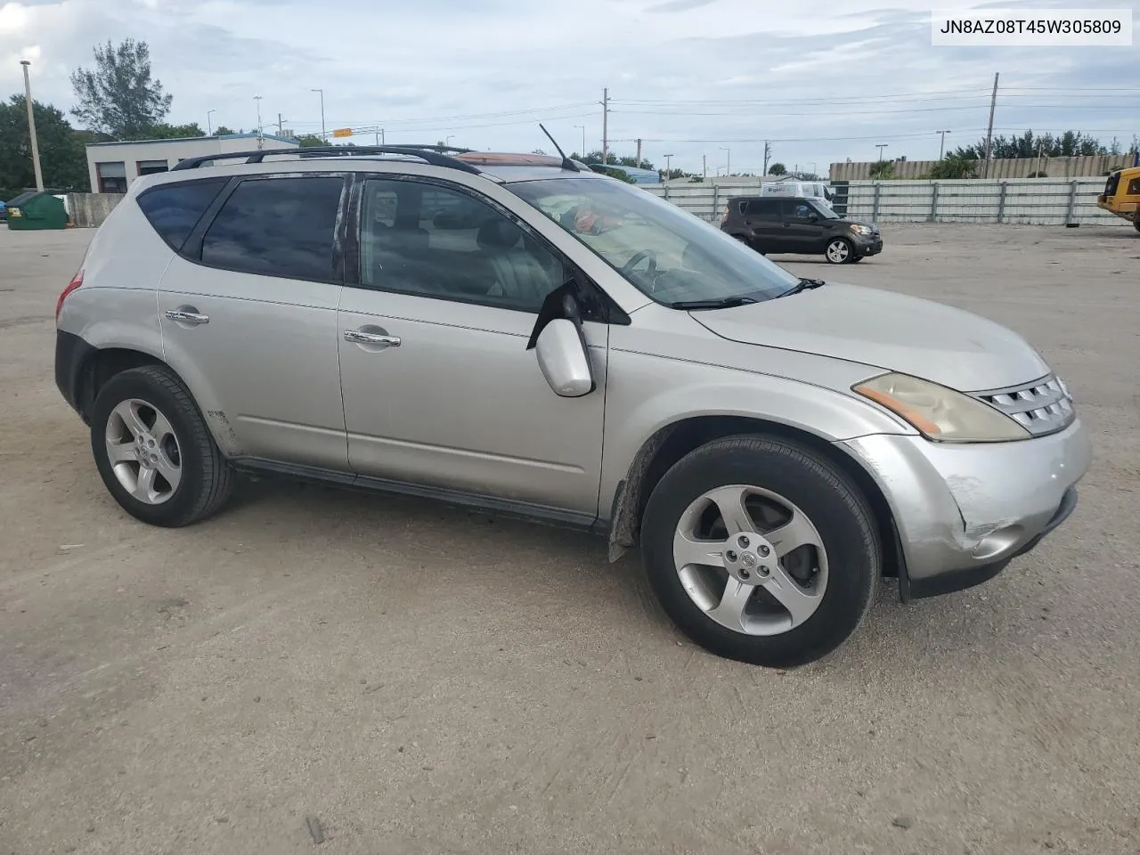 2005 Nissan Murano Sl VIN: JN8AZ08T45W305809 Lot: 76504354