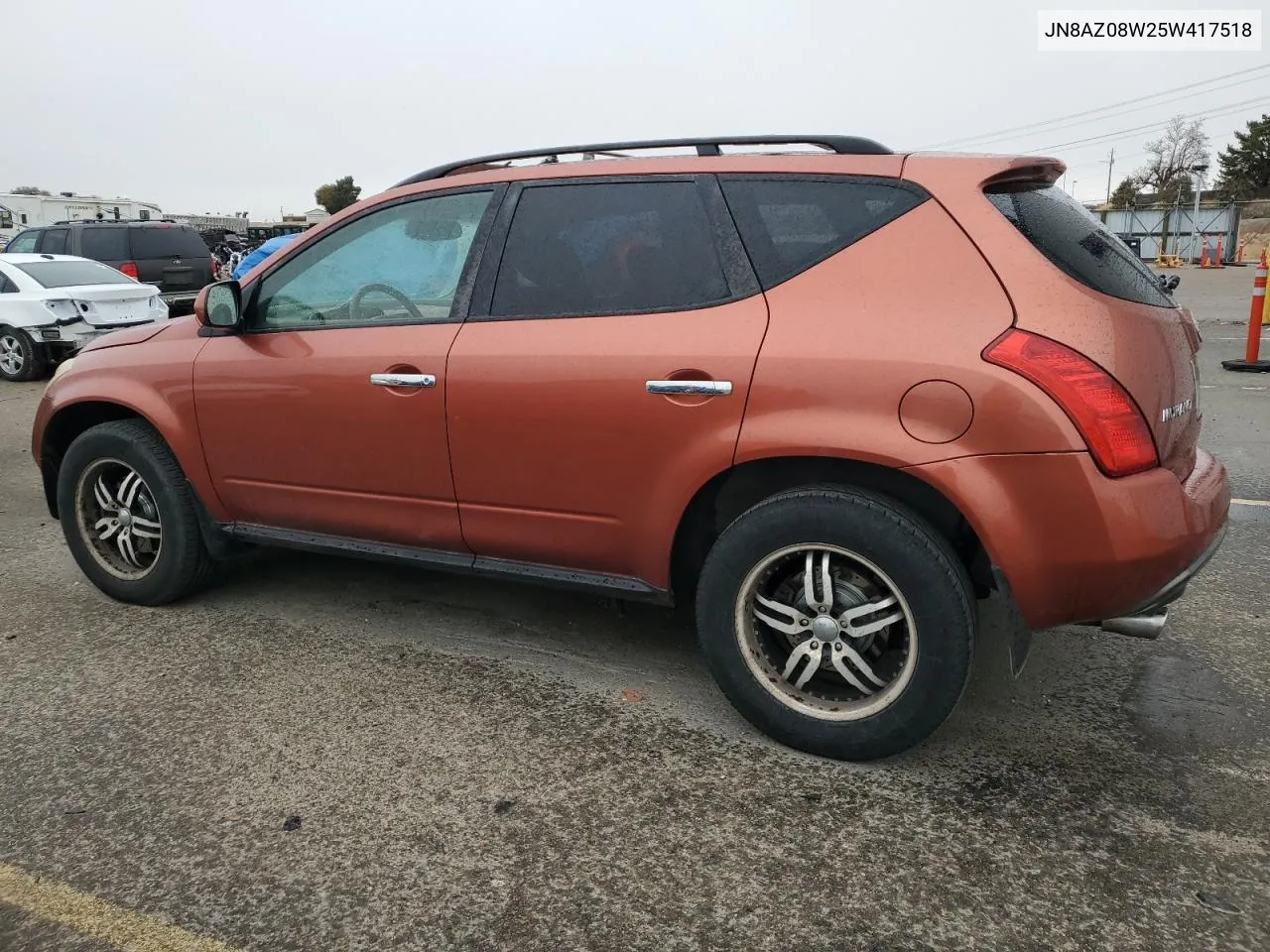 2005 Nissan Murano Sl VIN: JN8AZ08W25W417518 Lot: 80737524