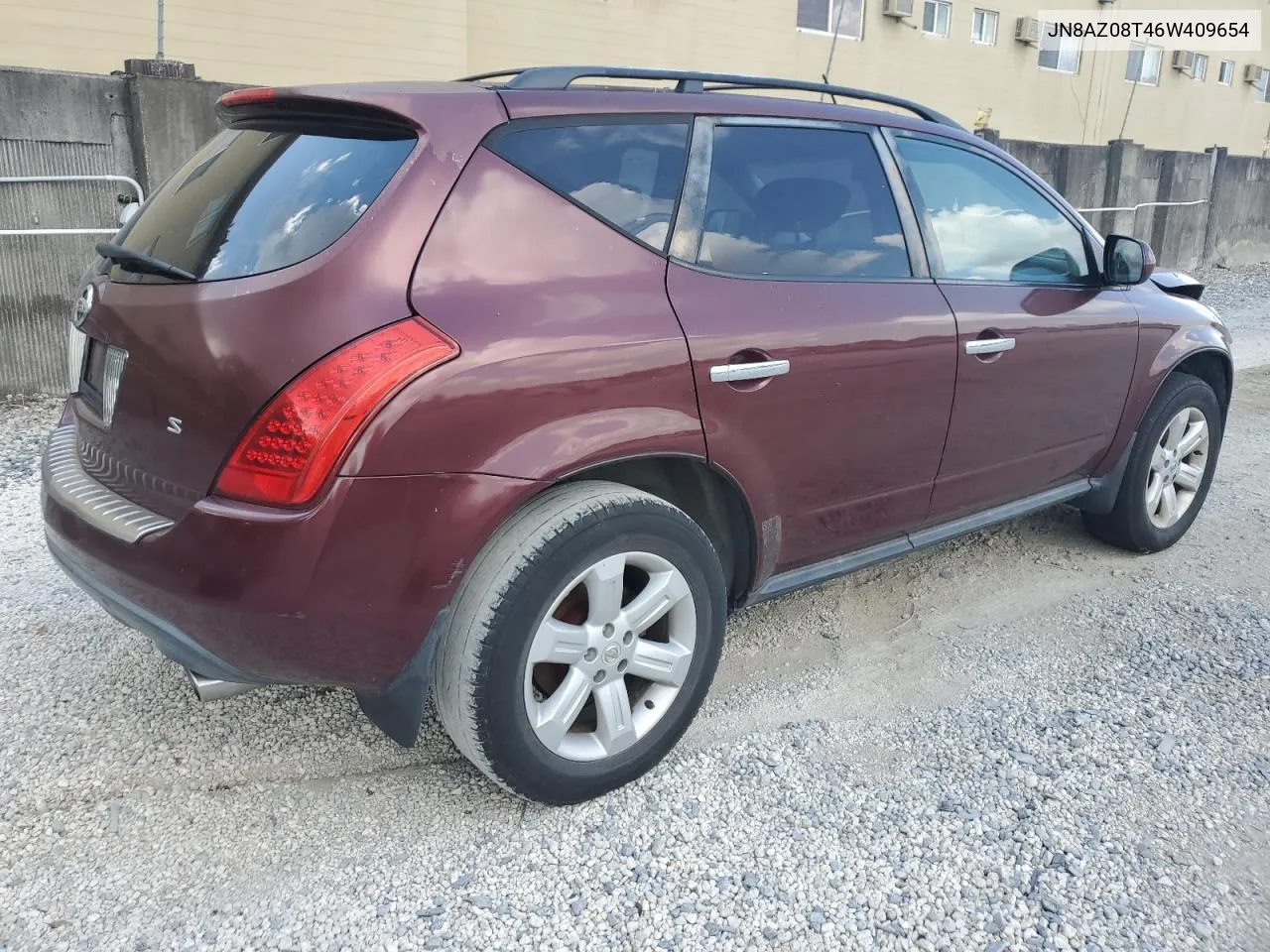 JN8AZ08T46W409654 2006 Nissan Murano Sl