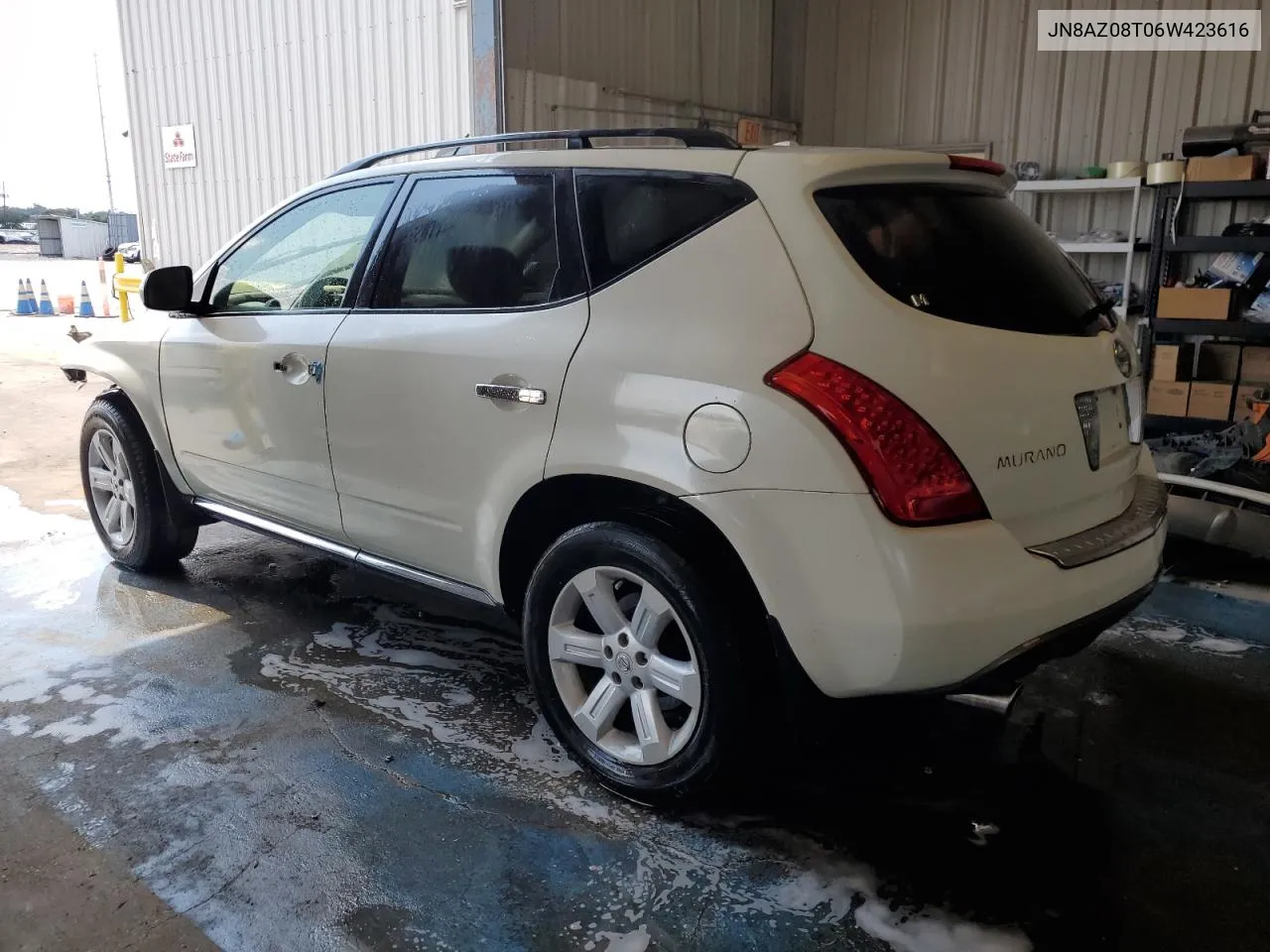 2006 Nissan Murano Sl VIN: JN8AZ08T06W423616 Lot: 66997294