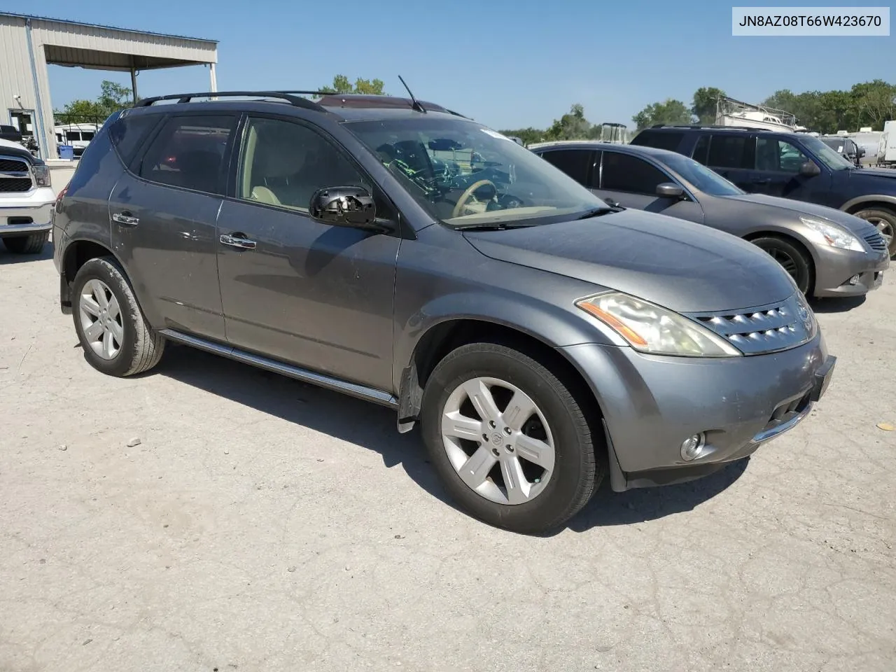 2006 Nissan Murano Sl VIN: JN8AZ08T66W423670 Lot: 70056914